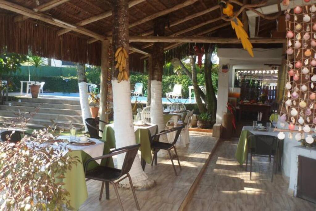 Espaço onde é servido o café da manhã!