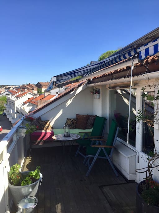 Private rooftop terrace