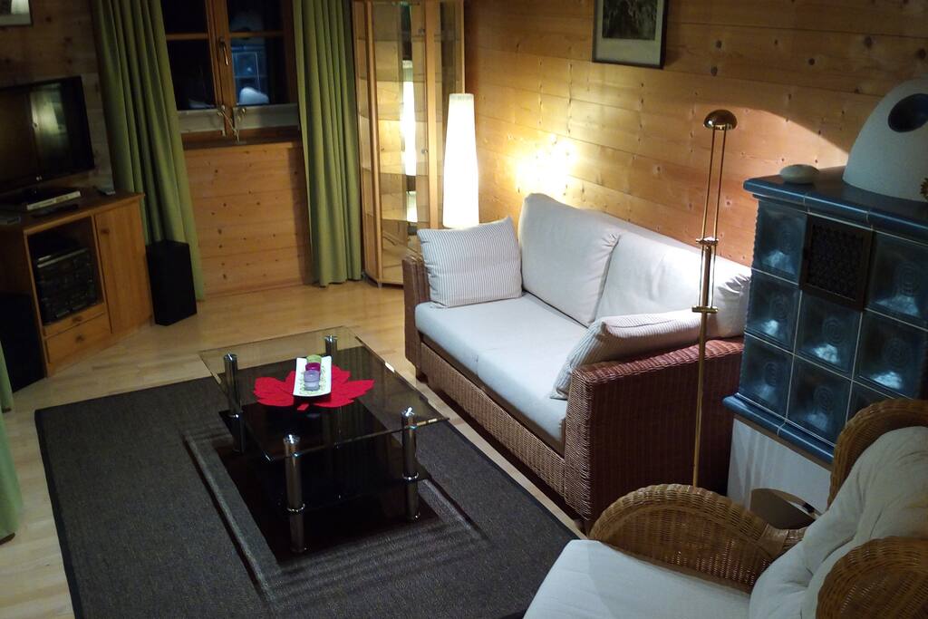 Wohnzimmer mit Schlafcouch