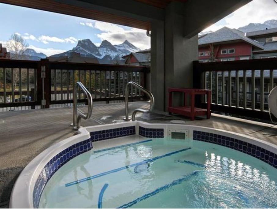 Hot Tub Next to Condo