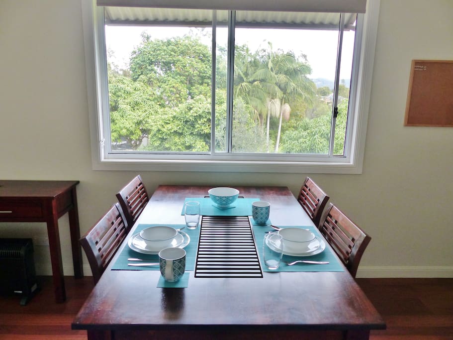 View from dining room
