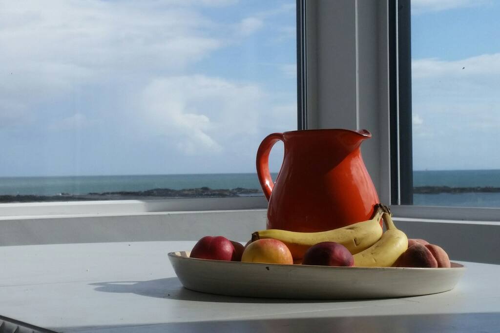 A table with a view!