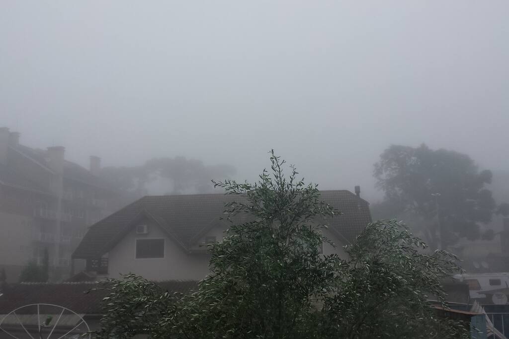Vista em dias com neblina