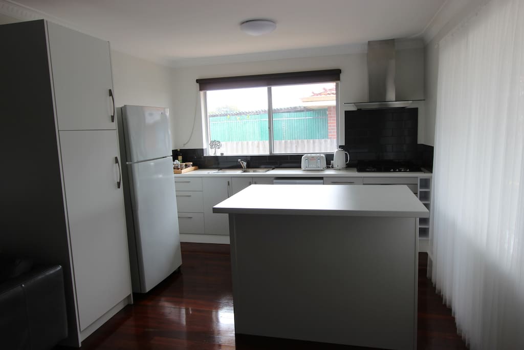 Large kitchen with all you need for the inner chief experience
