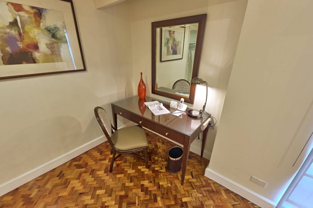 study table in bedroom