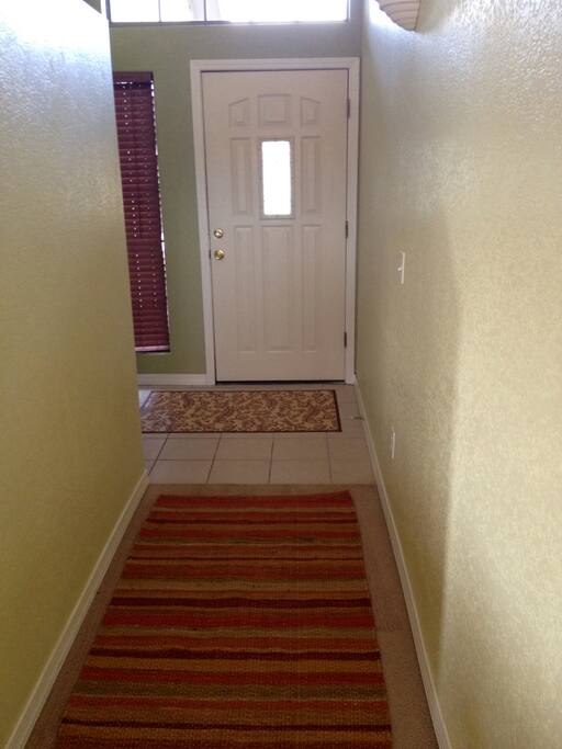 Front Door from the Inside View