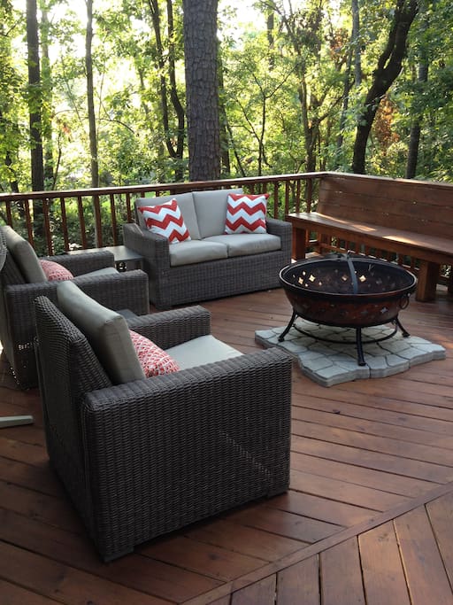 Sitting Area on Back Deck
