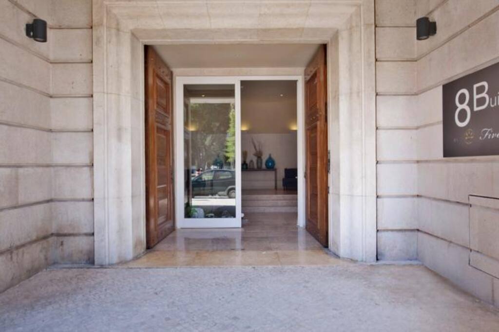 Entrance of the building