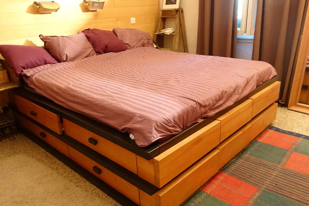 Chambre parentale : lit en 160