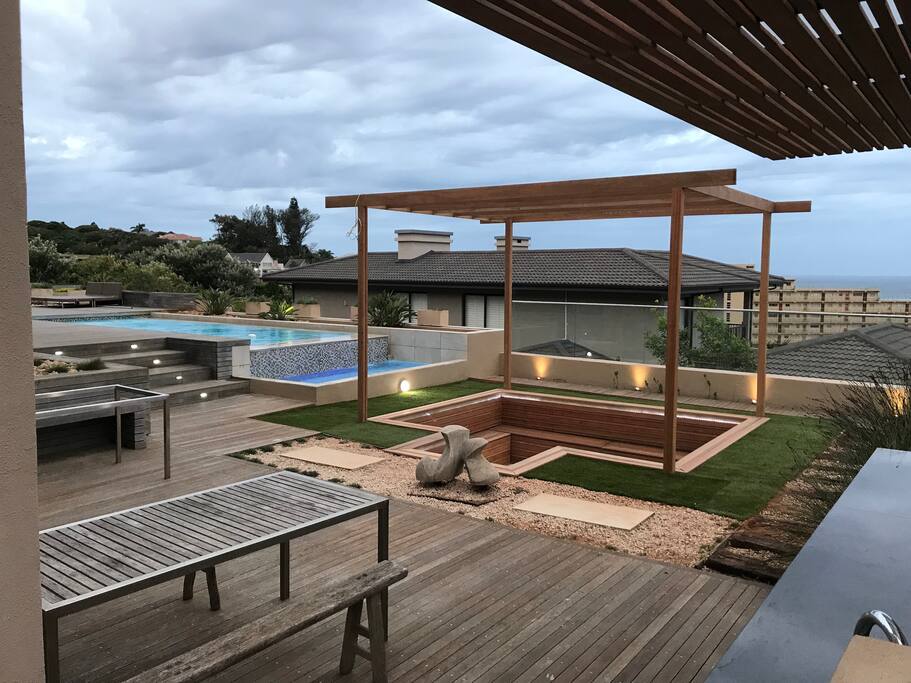 Pool Entertainment- Fire Pit Area