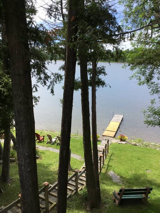 view from deck