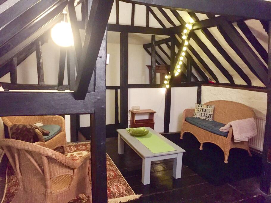 Upstairs living area