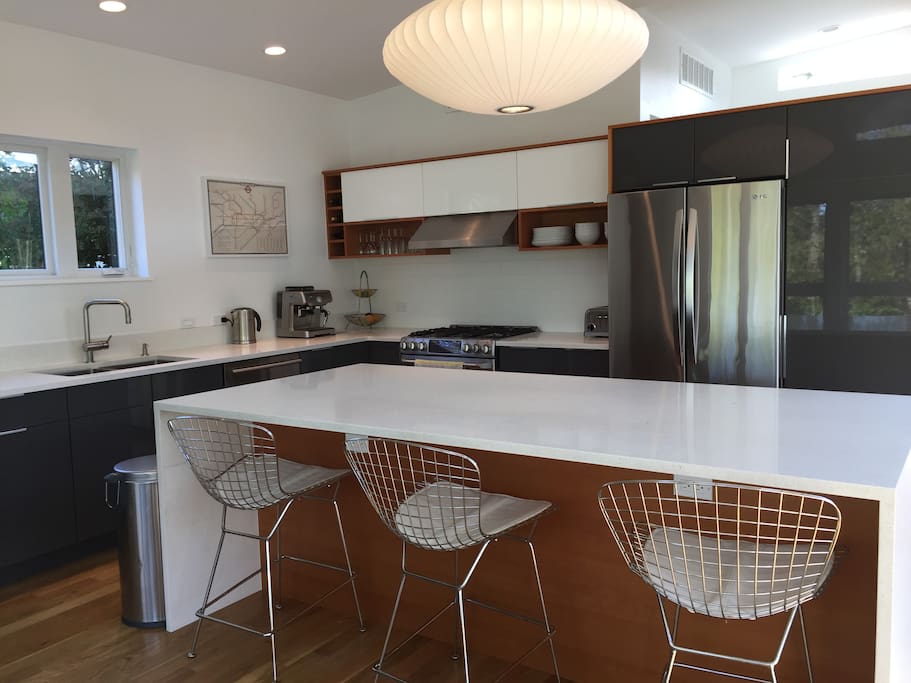 Kitchen with island seating