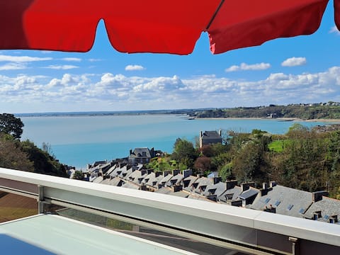 Top Airbnb: Les Terrasses de Cancale Panoramic Sea View à Cancale