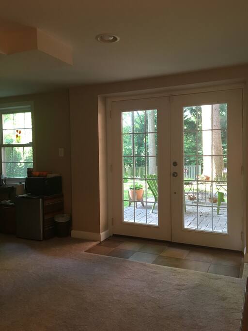 Private entrance for extra privacy and comfort