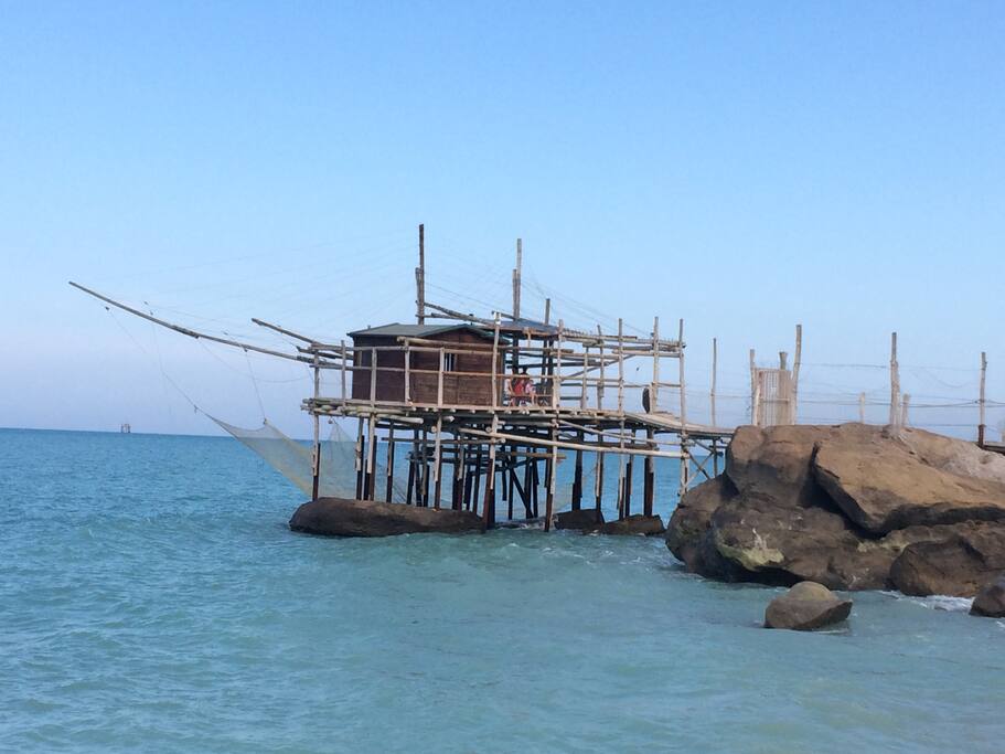 il trabocco ad un km da casa