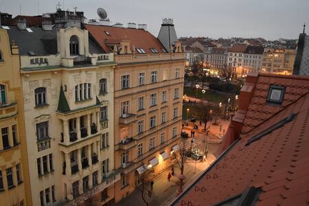 New attic flat with unique view