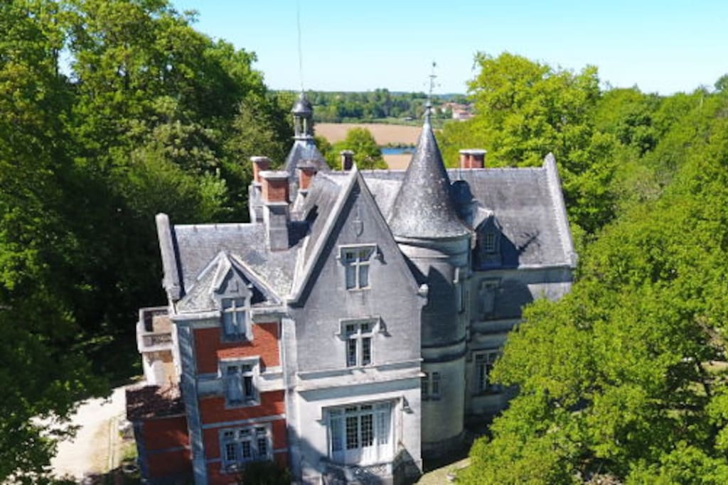 La Redortière vue du ciel