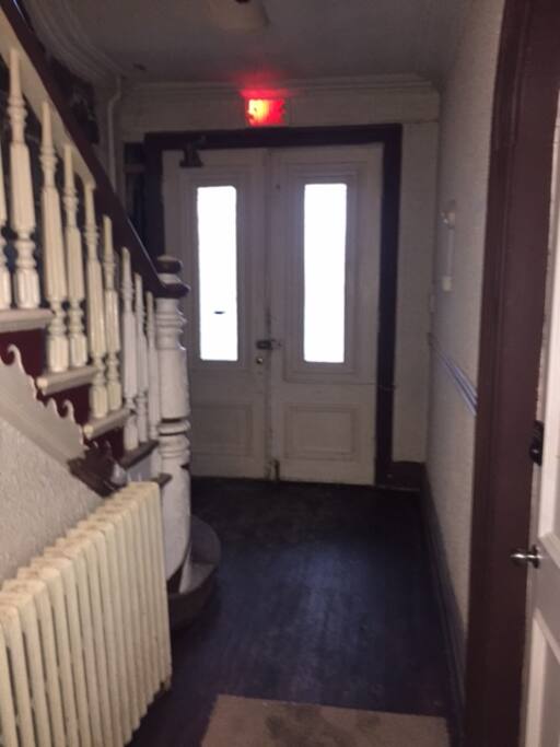 View from outside the room