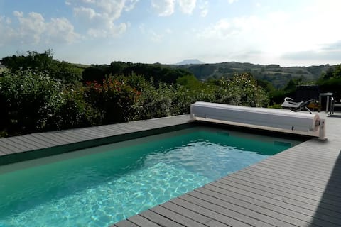 Large sunny home with pool