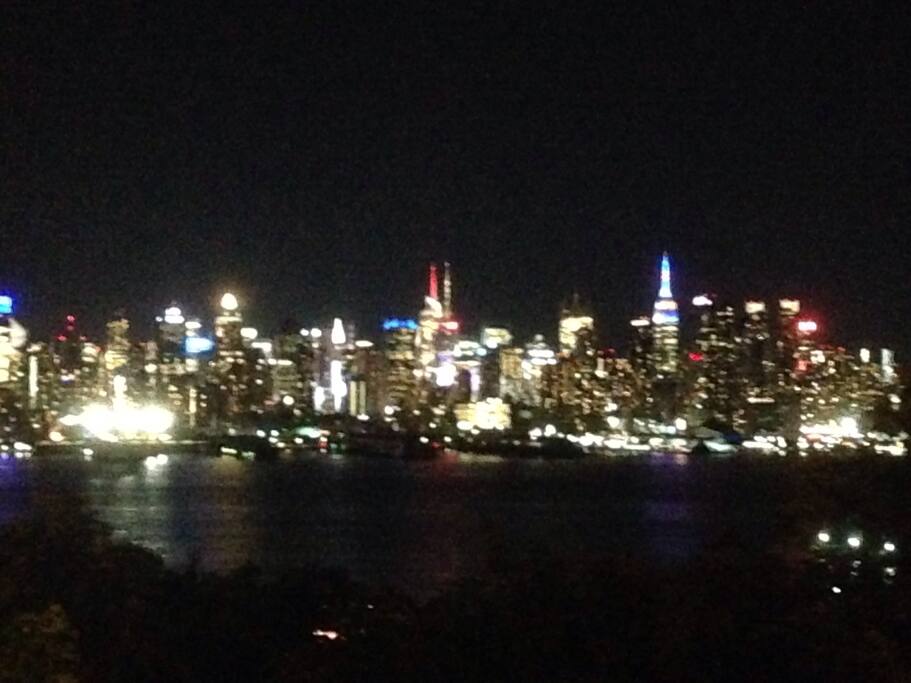 Enjoy this view by walking in blvd east in front of the building