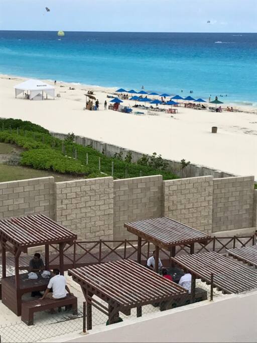 Hermosa vista al mar Caribe