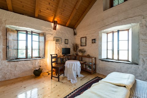 Romantic studio with large terrace