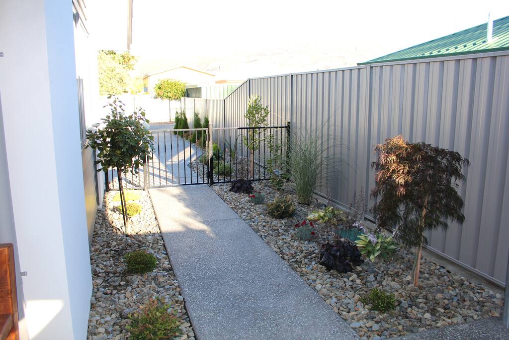 Garden Path from Off Street Parking area