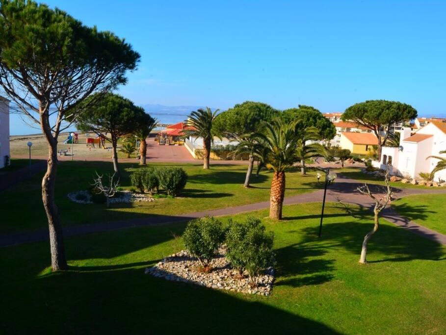 Vue sur le parc
