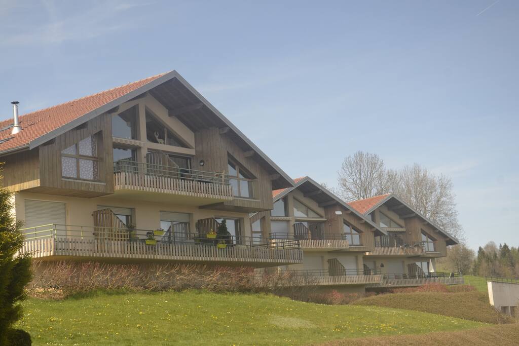 Chalet en multipropriété au calme avec vue sur le lac St-Point