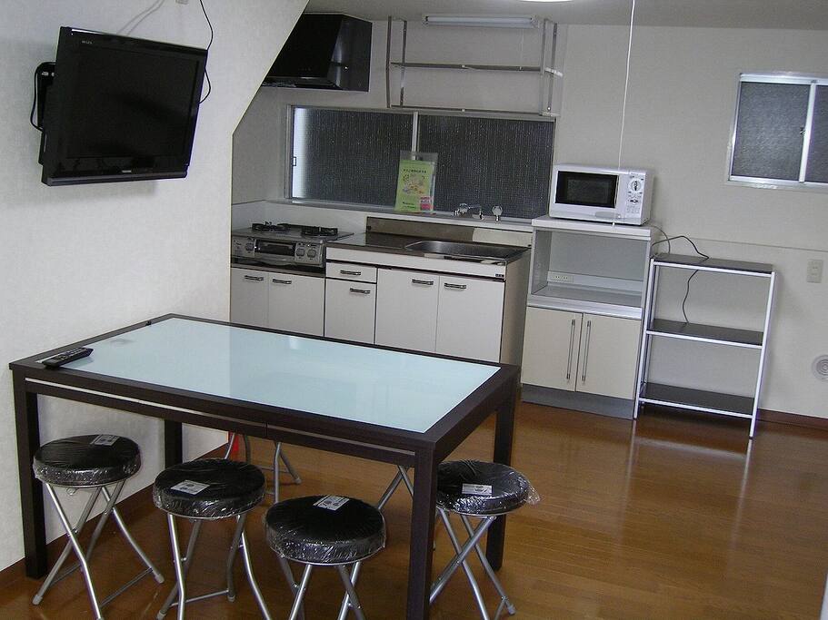 Kitchen on entering.
