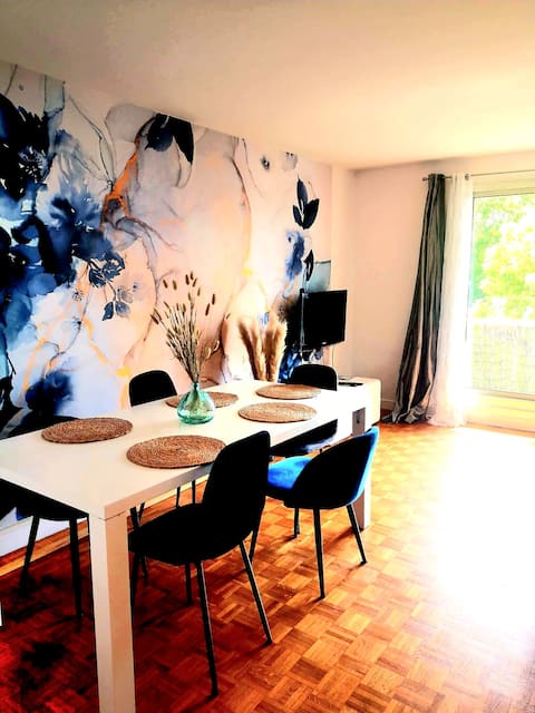 Beautiful cozy and comfortable with metro 14 for Paris