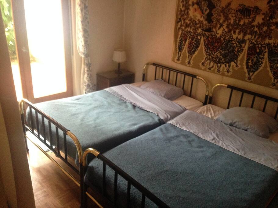The two comfy beds :)
