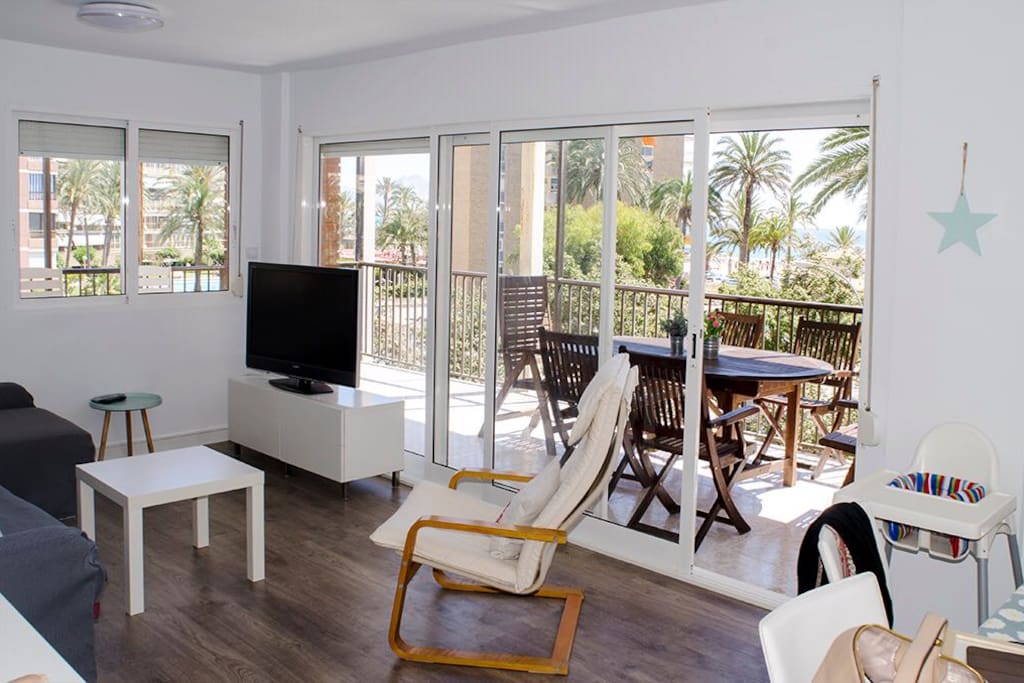 Salon y terraza