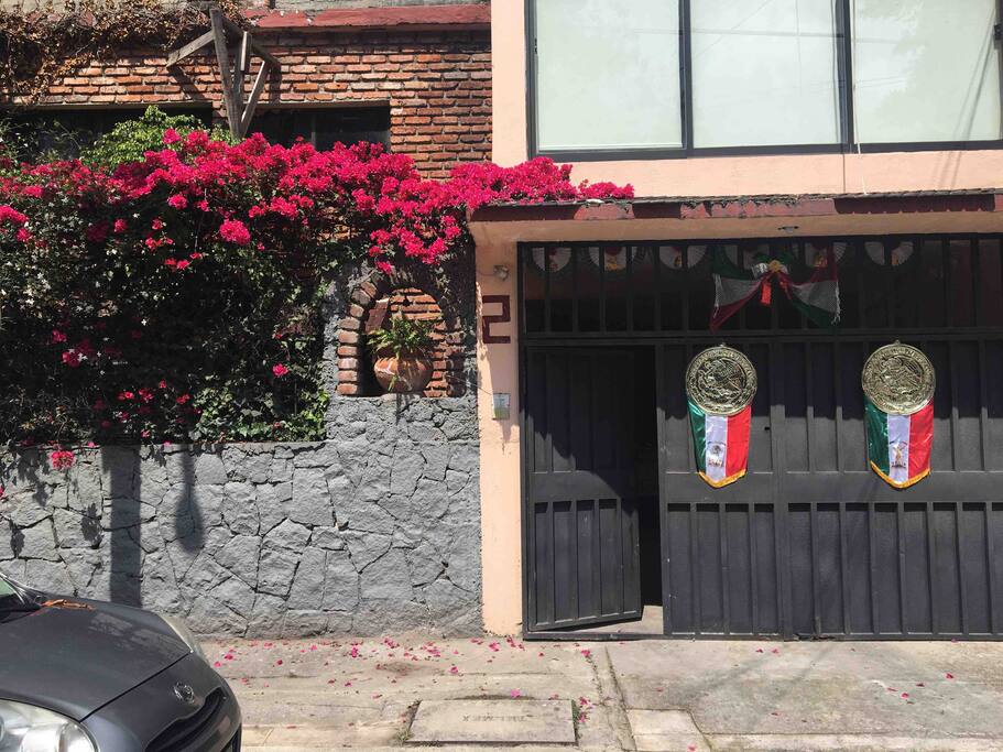 Fachada de la casa
