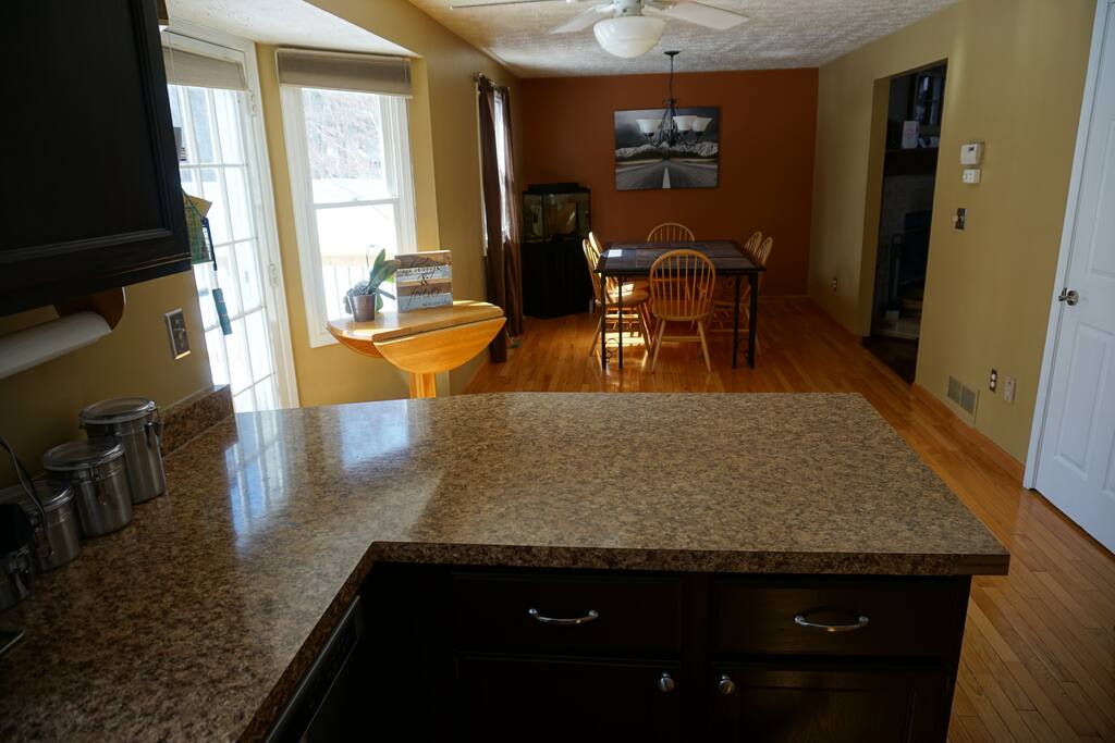 Great eat in kitchen with lots of natural light