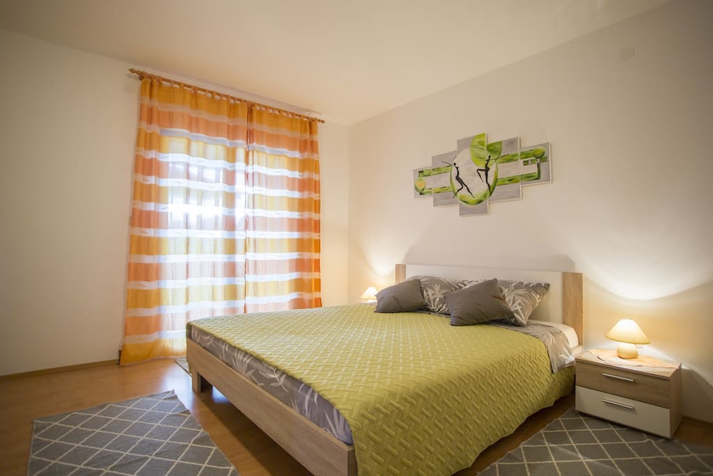 Double bedroom with exit to a large terrace