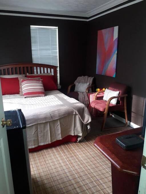 Room w/sitting area-view from private door entry