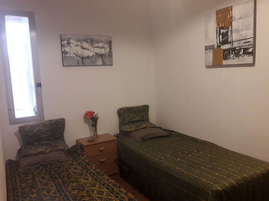 dormitorio 1 pers o 2 pers cama separadas