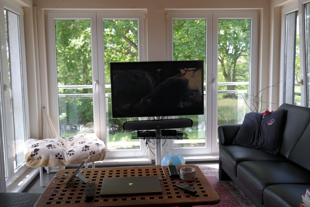 Komplettes Unterhaltung Studio mit Sofa für 6 Personen