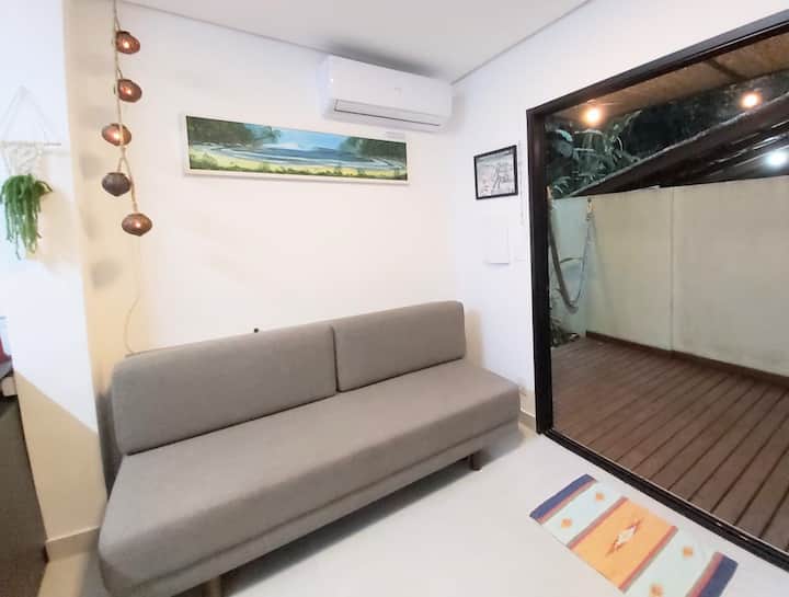 Pohovka na filmové večery.