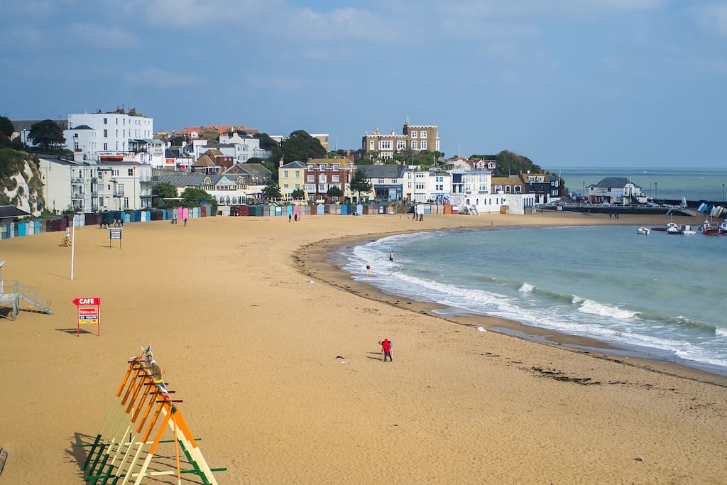 Viking Bay a mile away