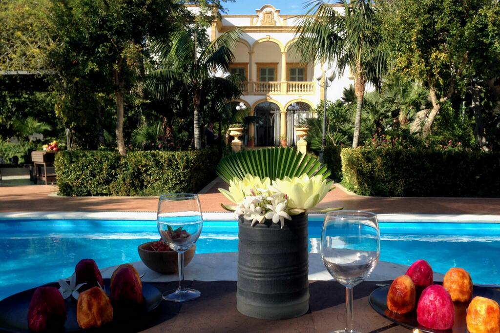 il parco con la splendida piscina-Swimming Pool