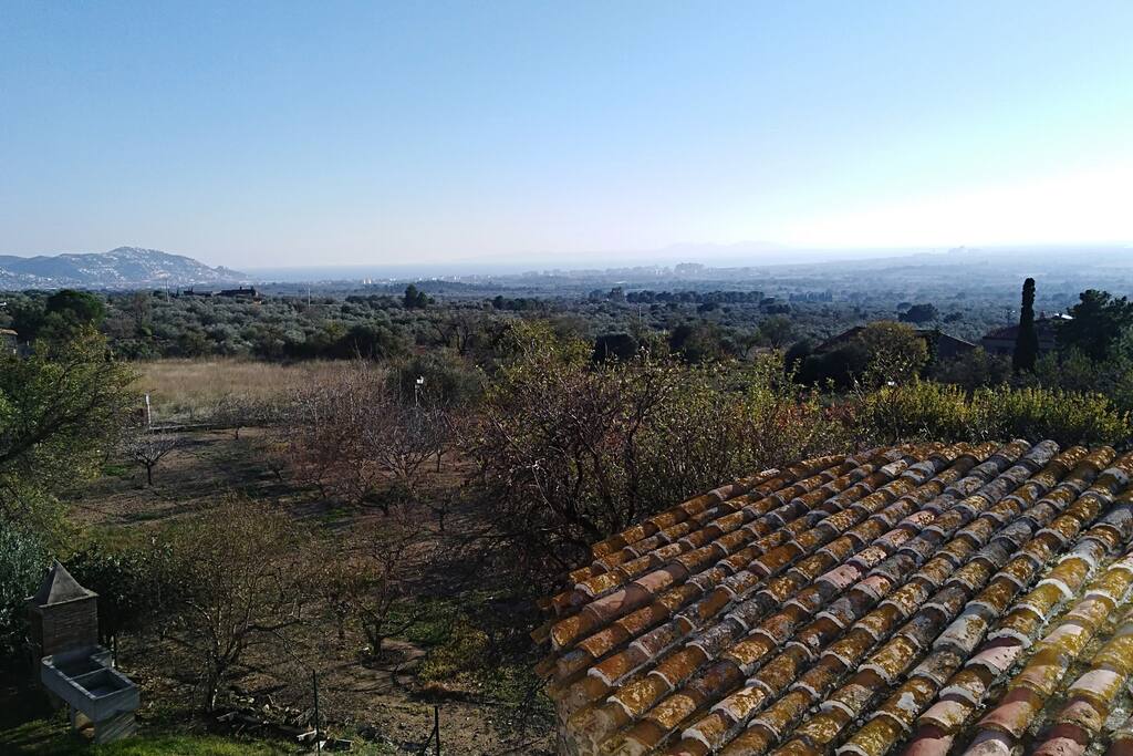 la plaine et la ville de Roses
