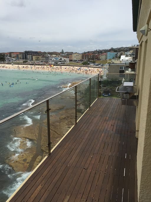 This is the balcony and BBQ which is connect to mains gas
