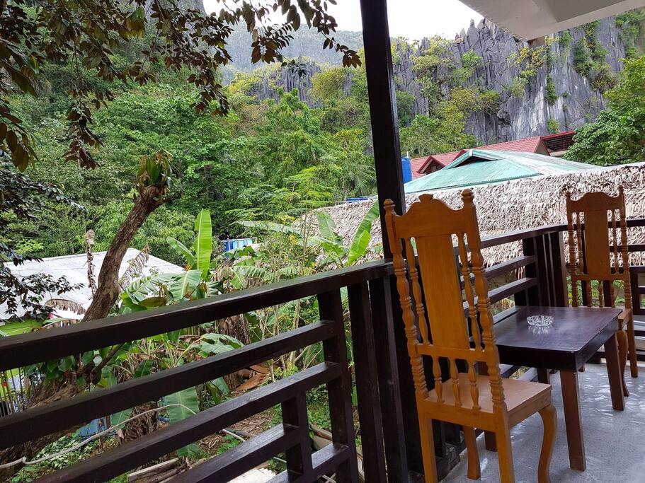 Family room's balcony
