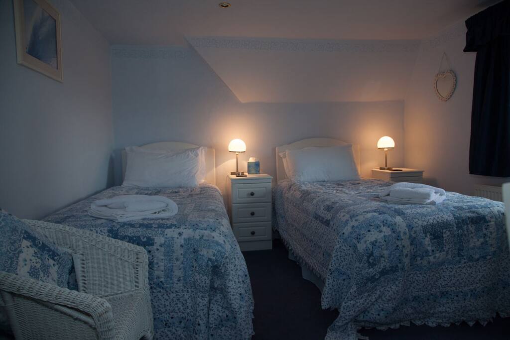 Blue room as a twin
