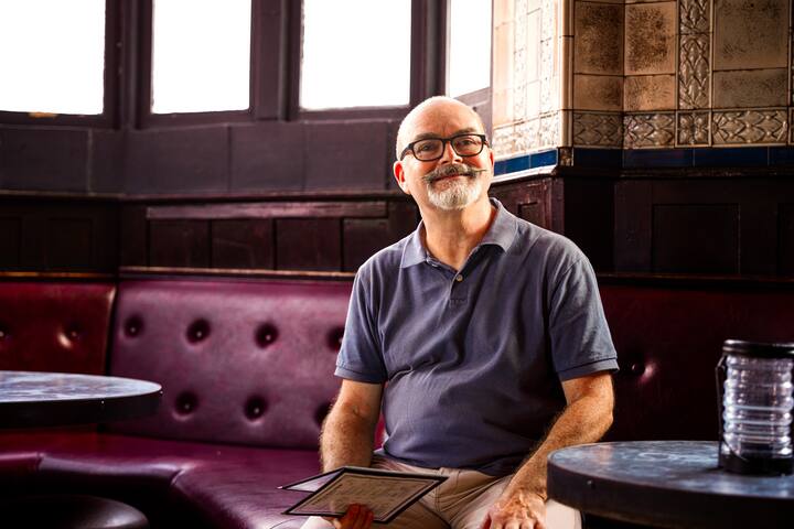 Tim in the pub