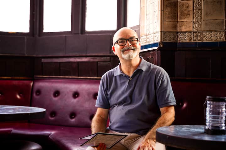Tim in the pub