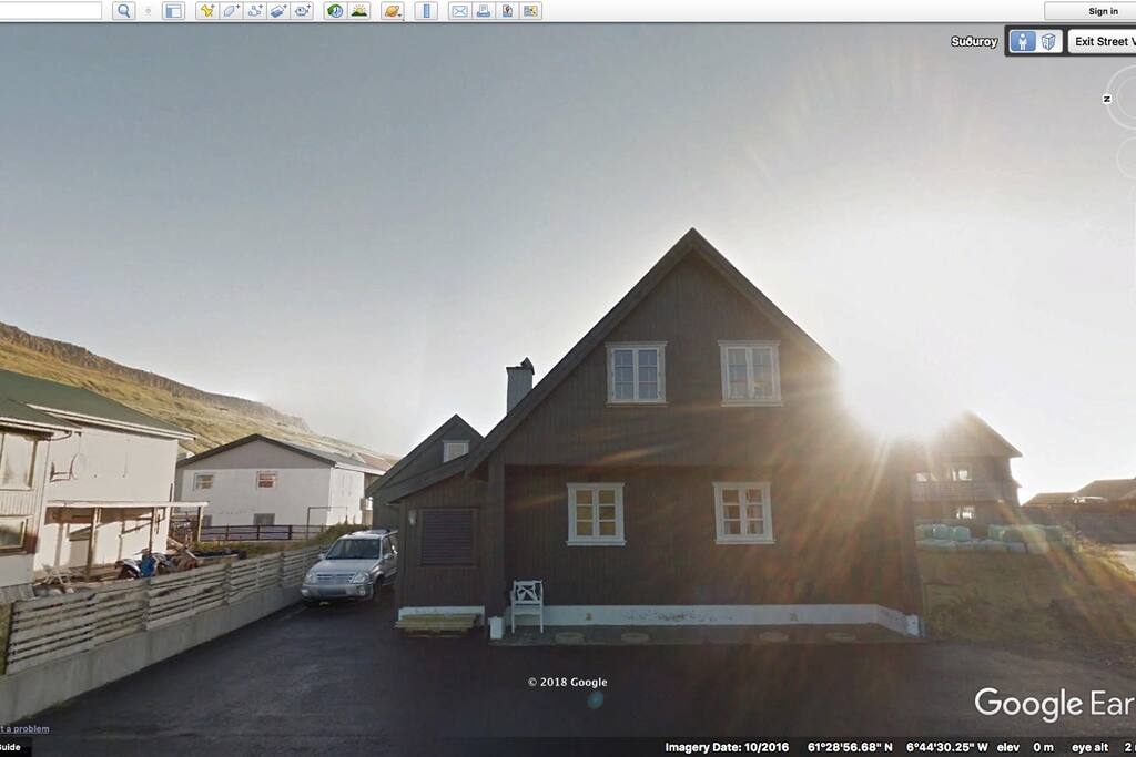 Outside house